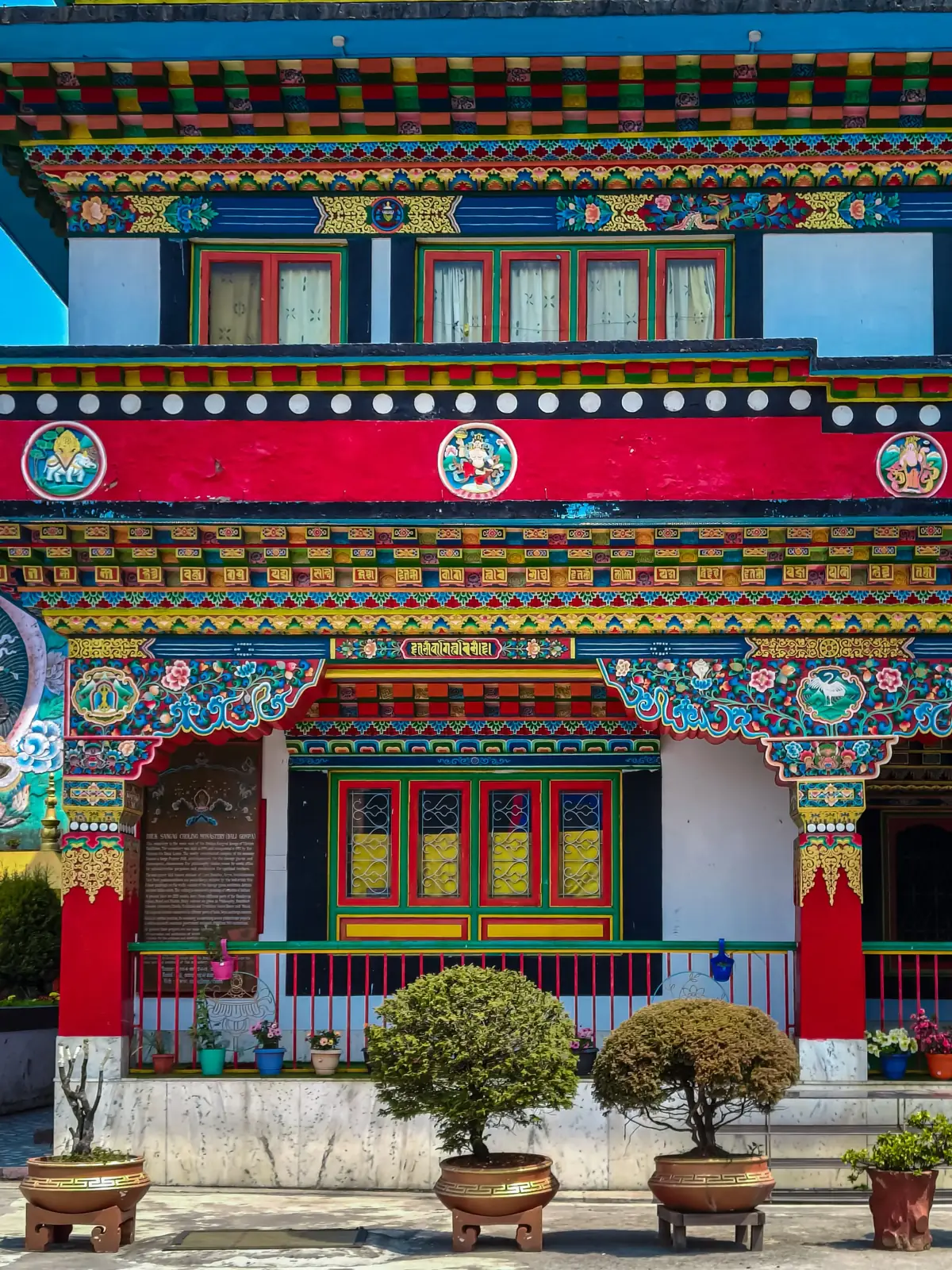 Gangtok monastery valley
