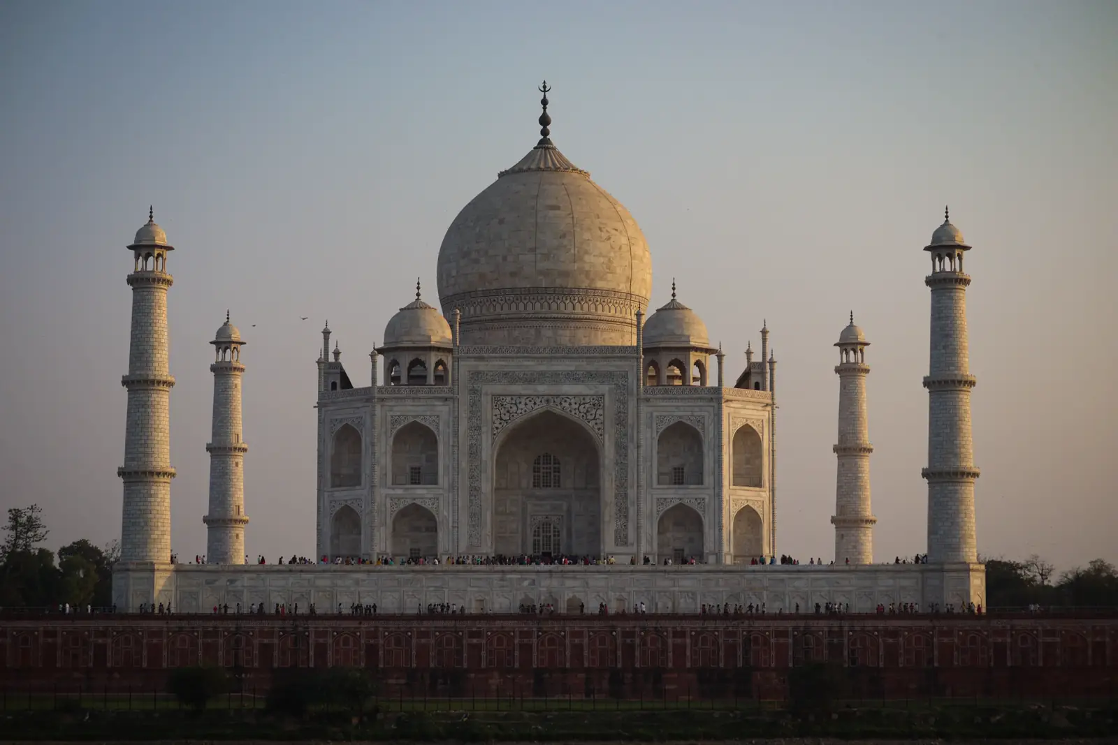 Taj Mahal at sunrise